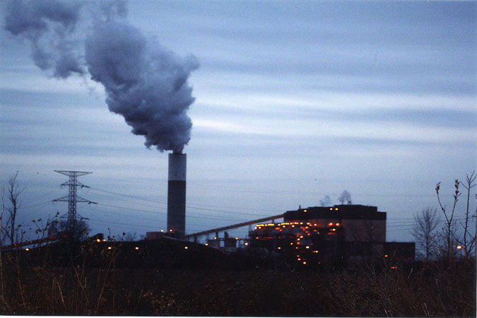 208.jpg - Wally captured this fine twilight view of the Pleasant Prairie Power Plant in early January 2012.