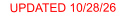 UPDATED 10/28/26